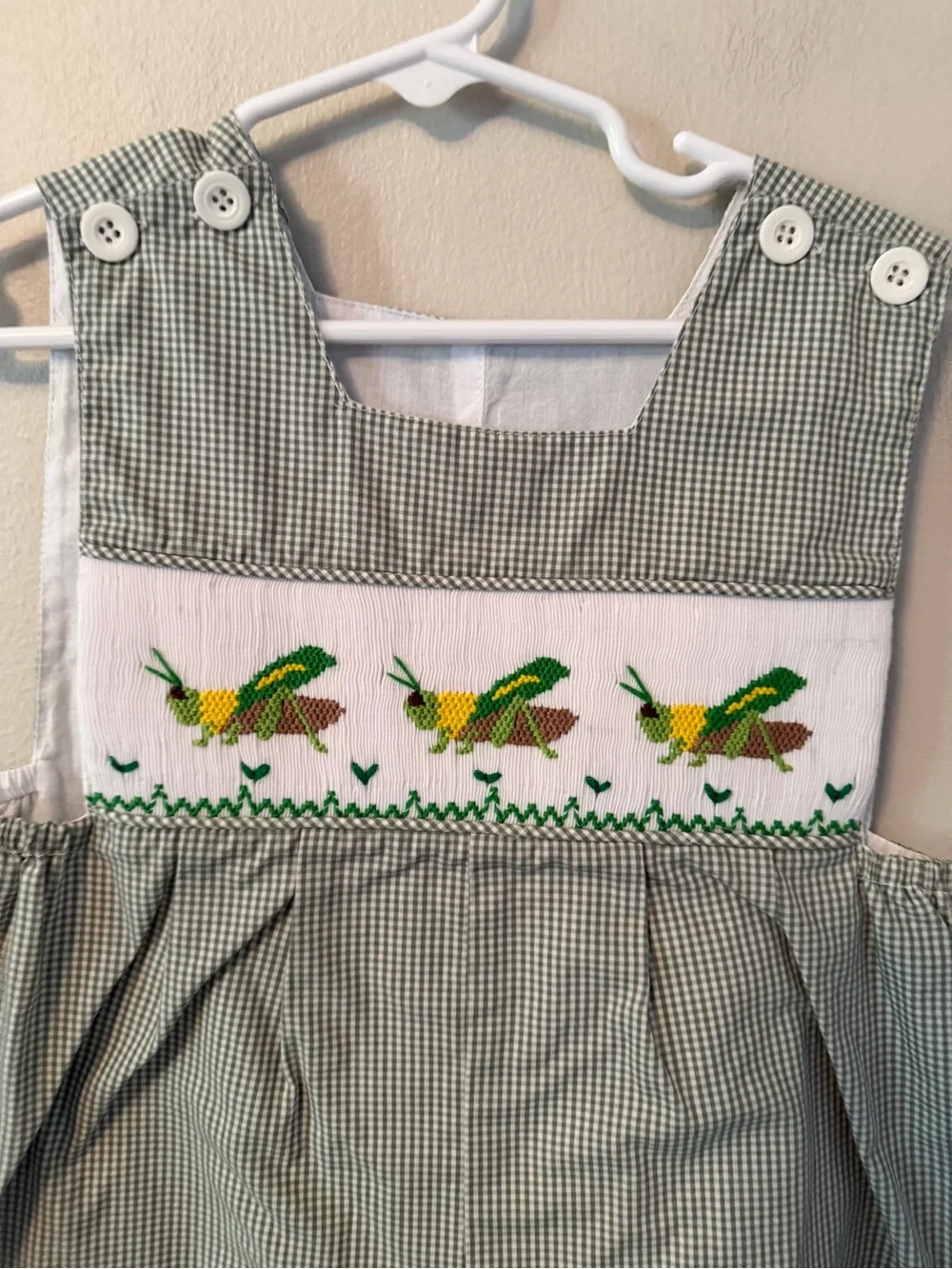 Remember Nguyen Smocked Grasshopper Longalls